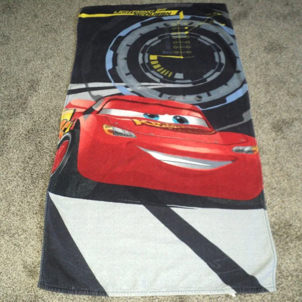 Disney Cars Beach Towel Lightning McQueen Cars 3 